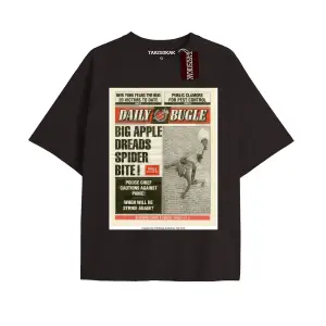 Spider-Man Gazete baskı Model No Way Home Tshirt