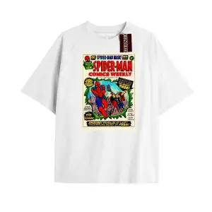 Spider-Man Gazete baskı Model No Way Home Tshirt