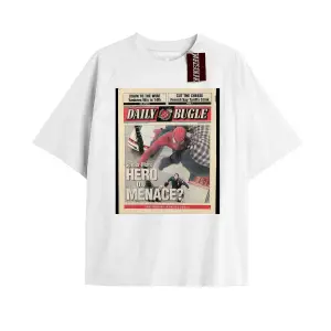 Spider-Man Gazete baskı Model No Way Home Tshirt