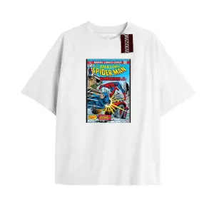 Spider-Man Gazete baskı Model No Way Home Tshirt