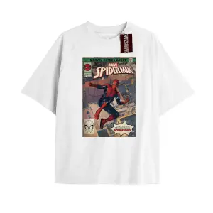 Spider-Man Gazete baskı Model No Way Home Tshirt