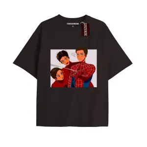 Spider-Man Gazete baskı Model No Way Home Tshirt