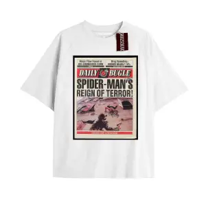 Spider-Man Gazete baskı Model No Way Home Tshirt