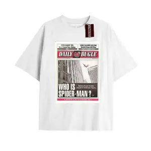 Spider-Man Gazete baskı Model No Way Home Tshirt