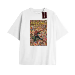 Spider-Man Gazete baskı Model No Way Home Tshirt