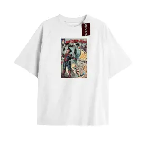 Spider-Man Gazete baskı Model No Way Home Tshirt