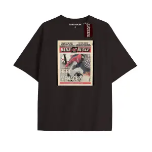 Spider-Man Gazete baskı Model No Way Home Tshirt