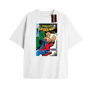 Spider-Man Gazete baskı Model No Way Home Tshirt