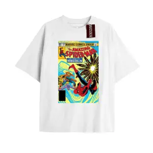 Spider-Man Gazete baskı Model No Way Home Tshirt