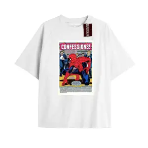 Spider-Man Gazete baskı Model No Way Home Tshirt