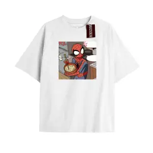Spider-Man Gazete baskı Model No Way Home Tshirt