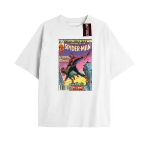 Spider-Man Gazete baskı Model No Way Home Tshirt