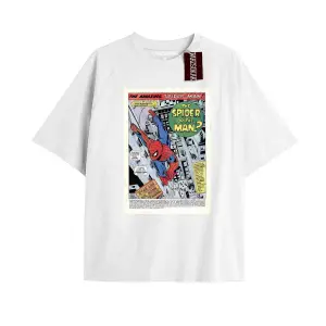 Spider-Man Gazete baskı Model No Way Home Tshirt