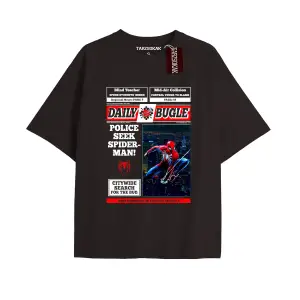 Spider-Man Gazete baskı Model No Way Home Tshirt