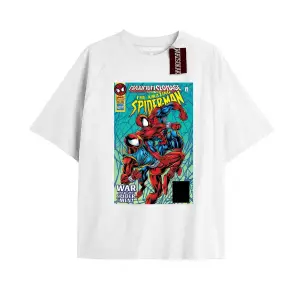 Spider-Man Gazete baskı Model No Way Home Tshirt