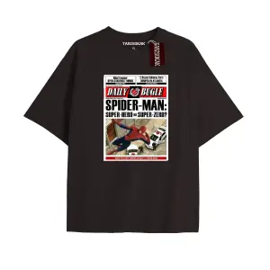 Spider-Man Gazete baskı Model No Way Home Tshirt