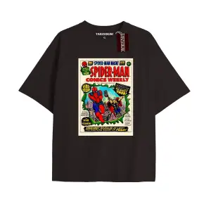 Spider-Man Gazete baskı Model No Way Home Tshirt