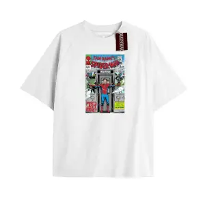 Spider-Man Gazete baskı Model No Way Home Tshirt