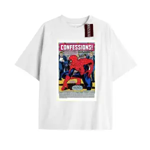 Spider-Man Gazete baskı Model No Way Home Tshirt