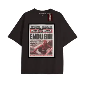 Spider-Man Gazete baskı Model No Way Home Tshirt