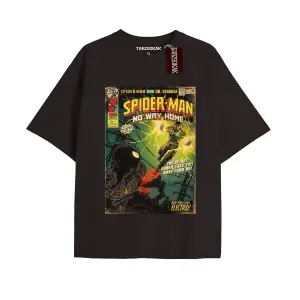 Spider-Man Gazete baskı Model No Way Home Tshirt