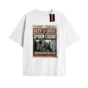 Spider-Man Gazete baskı Model No Way Home Tshirt