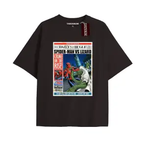 Spider-Man Gazete baskı Model No Way Home Tshirt