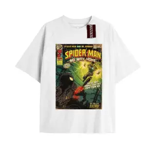 Spider-Man Gazete baskı Model No Way Home Tshirt