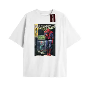 Spider-Man Gazete baskı Model No Way Home Tshirt