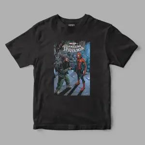 Spiderman & Eminem Baskılı Tişört