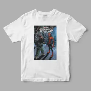 Spiderman & Eminem Baskılı Tişört