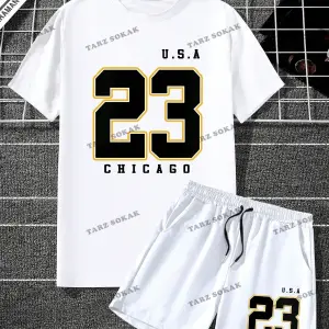 Sporsity Dijital Baskı Erkek Tişört Seti