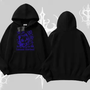 Stay Cool Kedi Baskılı Biskilet Sweatshirt