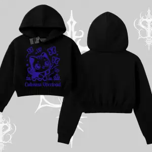 Stay Cool Kedi Baskılı Kayık Yaka Sweatshirt