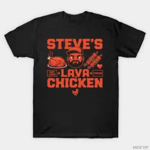 Stevenin lav tavuğu tişörtü Erkekler Kadınlar için %100 Pamuklu Tişörtler Kısa Kollu Üstler