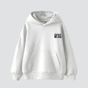 Street 816 Baskılı Oversize Unisex Premium Beyaz