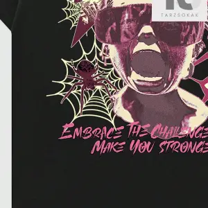 Street Life Erkek Karakter ve Slogan Baskılı T-shirt