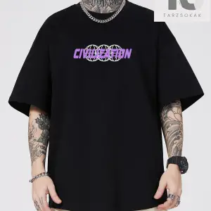 Street Life Erkek Kelebek Baskılı Tişört