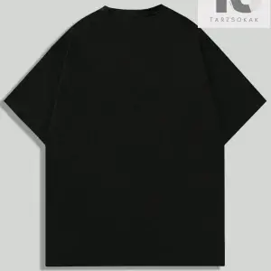 Street Life Erkek Melek & Harf Baskılı Kısa Kollu T-shirt