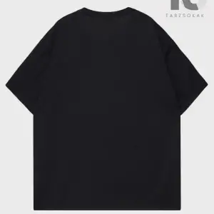 Street Life Erkek Pamuk Kartal ve Mektup Grafik Damla Omuz Tişört