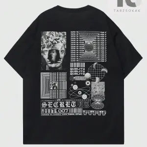 Street Life Erkek Sloganlı Grafik Tişört