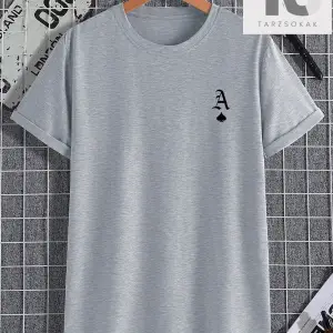 Street Life İngilizce Ve Çiçek Baskılı Erkek Düşük Omuz Tişört