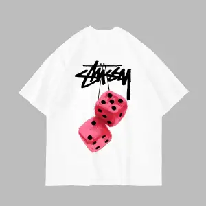 Sts. Dice Sırt Baskılı Oversize Unisex Beyaz