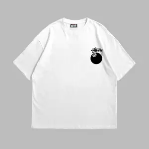 Sts. Eight Baskılı Oversize Unisex Beyaz