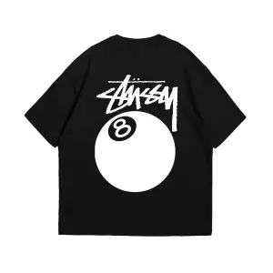 Sts. Eight Baskılı Oversize Unisex Siyah