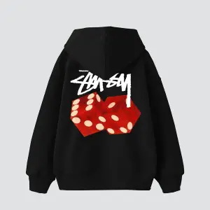Sts Red Dıce Baskılı Oversize Unisex Beyaz