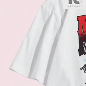 Studio Chunk Erkek Pamuk Harfli ve Kalpli Tişört