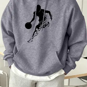 Şu anda basketbol oynuyor baskılar erkekler kapüşonlu üstler hip hop spor kazaklar rahat gevş