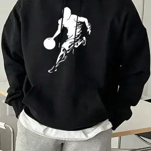 Şu anda basketbol oynuyor baskılar erkekler kapüşonlu üstler hip hop spor kazaklar rahat gevş