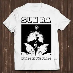 Sun Ra Erkek Kadın Tişört %100 Pamuklu Tişört Kısa Kollu Üstler 0202-3